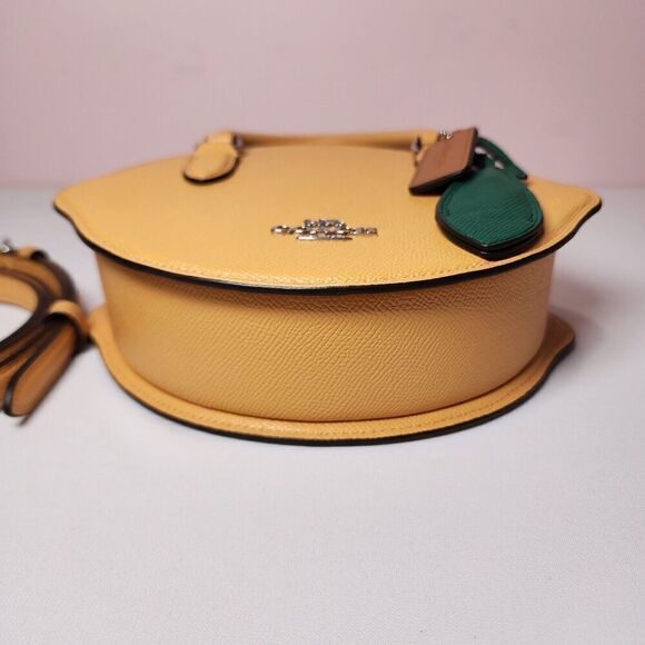 NWT Coach CR251 Lemon Crossbody Bag Honeycomb - Picture 7 of 7